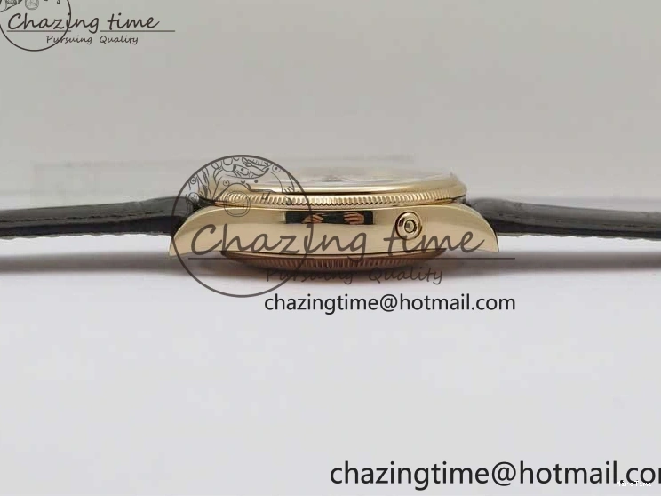 MiroTime 0320 Cellini 50535 Moonphase RG GMF Best Edition White Dial on Brown Leather Strap A Lightweight 2634